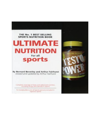 Ultimate Nutrition Book + Testo-Power FREE OFFER