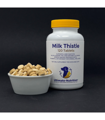 PET RANGE Milk Thistle 120 Tablets - Cleanses the Liver.